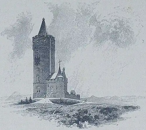 Die Gartenlaube (1884) b 364.jpg Aussichtsthurm auf dem Astenberg. Originalzeichnung von Richard Püttner