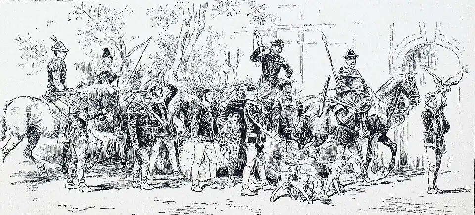 Die Gartenlaube (1884) b 597_3.jpg Jagdgruppe