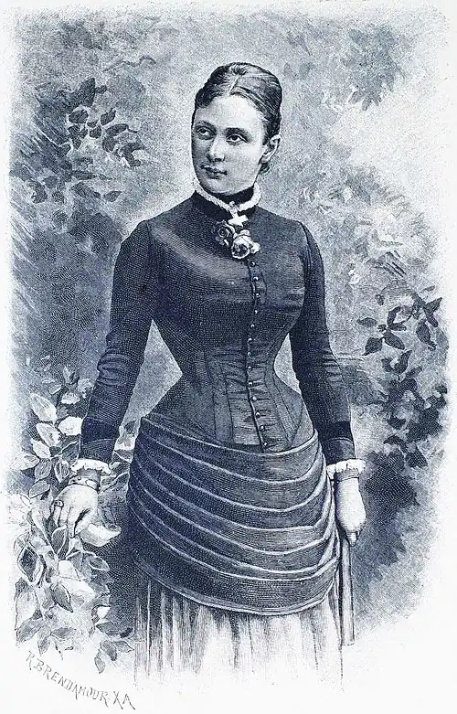 Die Gartenlaube (1884) b 648.jpg W. Heimburg Nach einer Photographie von Fritz Bornträger in Wiesbaden, für die „Gartenlaube“ auf Holz gezeichnet von R. Huthsteiner