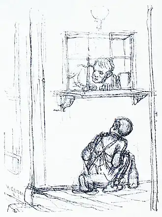 Die Gartenlaube (1884) b 814_3.jpg Schabernack Aus Hendschel’s Skizzenbuch