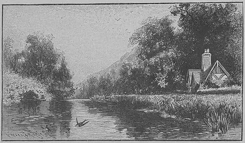 Die Gartenlaube (1885) b 538.jpg Forsthaus in den Wäldern von Cliveden