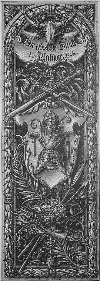 Die Gartenlaube (1885) b 627.jpg Das Wappen der Plattner zu Nürnberg