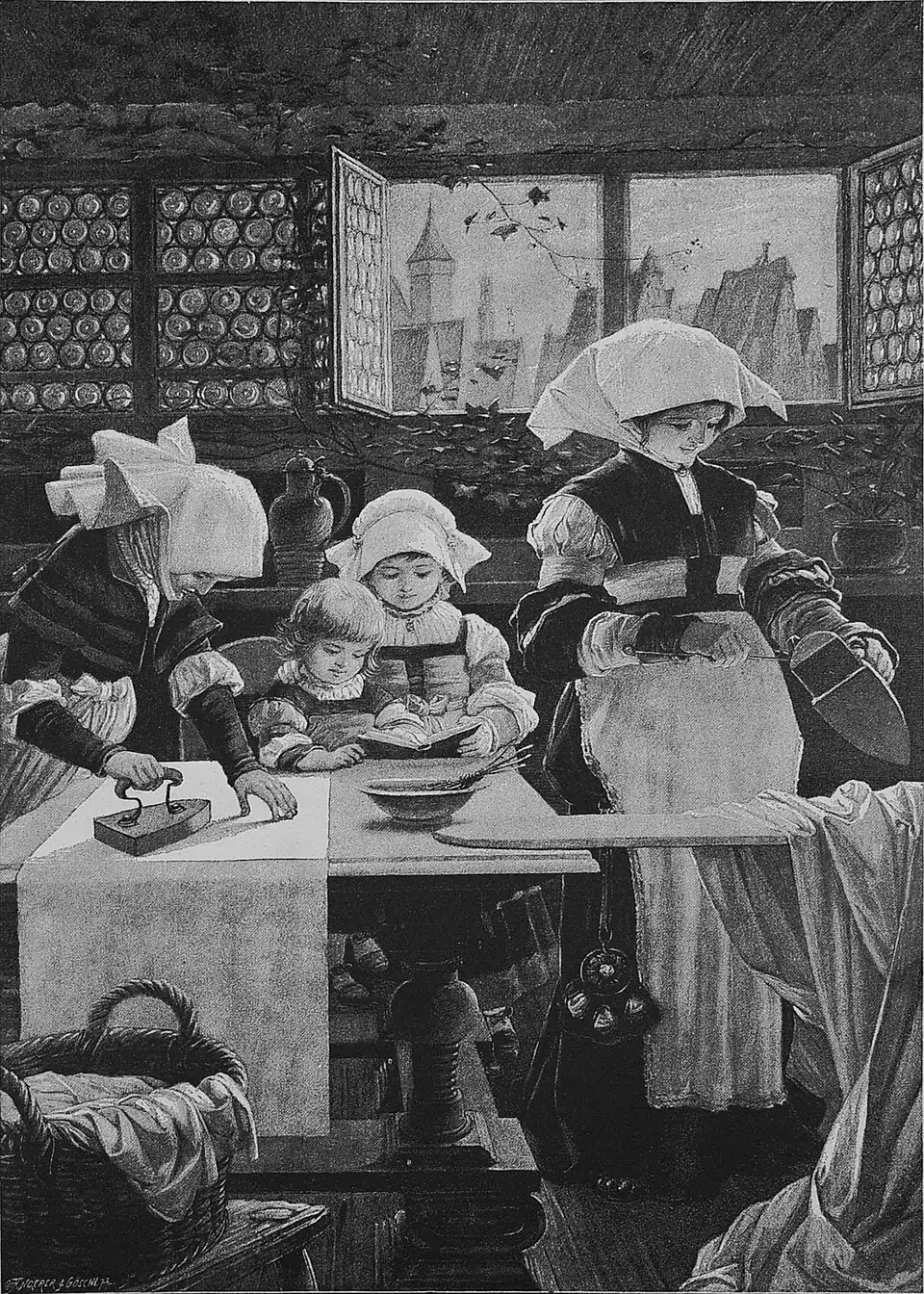 Die Gartenlaube (1885) b 817.jpg in der Plättstube (S)