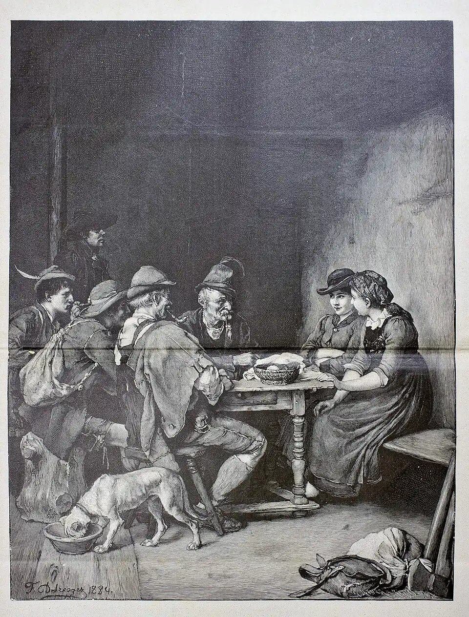 Die Gartenlaube (1886) b 004.jpg (D) Plauderei. Von Franz von Defregger