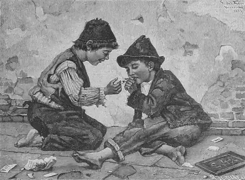 Die Gartenlaube (1886) b 077.jpg Der erste Versuch Nach dem Oelgemälde von G. del Torre