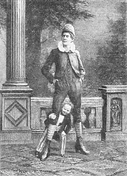 Die Gartenlaube (1886) b 156 4.jpg Der große und der kleine Mime (Franz Ebert)