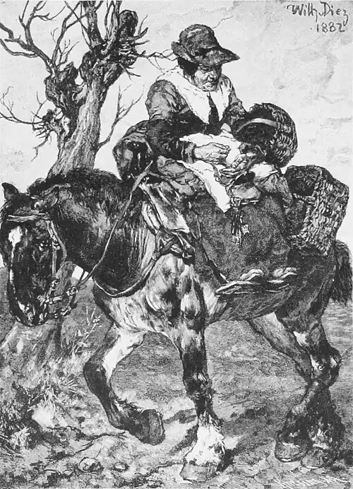 Die Gartenlaube (1886) b 275.jpg Heimkehr vom Markt Nach dem Oelgemälde von Wilhelm Diez