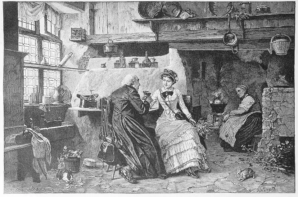 Die Gartenlaube (1886) b 337.jpg (S) Mit Onkel auf Reisen Nach dem Oelgemälde von Albert Conrad