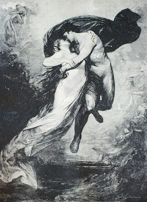Die Gartenlaube (1886) b 473.jpg (S) Francesca da Rimini. Nach dem Oelgemälde von Ludwig Hofmann-Zeitz