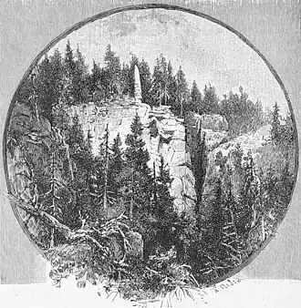 Die Gartenlaube (1886) b 524.jpg Stifter-Denkmal am Plöckensteinsee