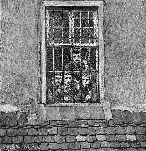 Die Gartenlaube (1886) b 534.jpg Im Karcerfenster Nach einer Photographie von G. Pauli u. Co. in Heidelberg