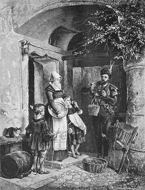 Die Gartenlaube (1886) b 641.jpg Traubenhändler Nach dem Oelgemälde von Viktor Tobler