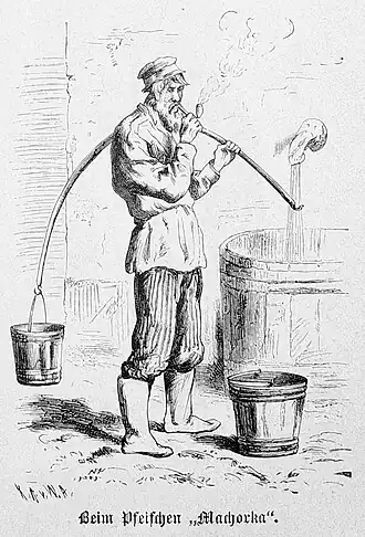 Die Gartenlaube (1887) b 043 4.jpg Beim Pfeifchen „Machorka“.