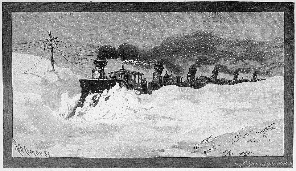 Die Gartenlaube (1887) b 077 1.jpg Der Schneepflug beim Angriff.