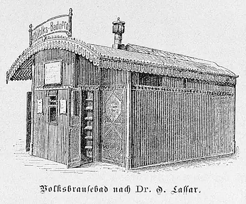 Die Gartenlaube (1887) b 266 1.jpg Volksbrausebad nach Dr. O. Lassar.