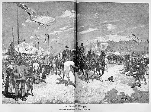 Die Gartenlaube (1887) b 632.jpg Das Oktoberfest in München. Originalzeichnung von F.&nbsp;Messerschmitt.