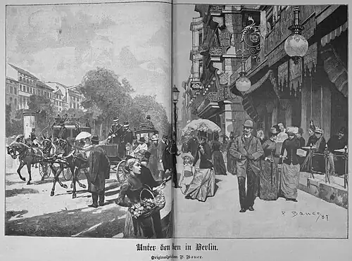 Die Gartenlaube (1888) b 104.jpg Unter den Linden in Berlin (D)