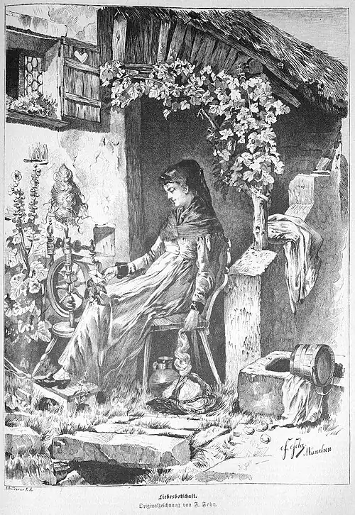 Die Gartenlaube (1888) b 337.jpg Liebesbotschaft (S)