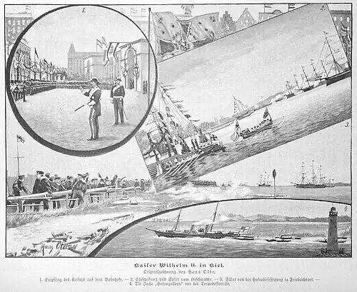 Die Gartenlaube (1888) b 545.jpg Kaiser Wilhelm II. in Kiel (S)