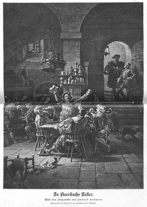 Die Gartenlaube (1888) b 712.jpg In Auerbachs Keller (D)