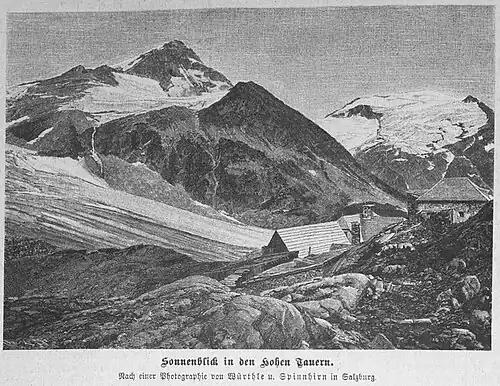 Die Gartenlaube (1888) b 720_1.jpg Sonnenblick in den Hohen Tauern