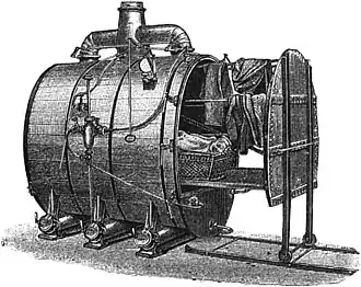 Die Gartenlaube (1889) b 645.jpg Desinfektionsapparat von Oskar Schimmel u. Komp. in Chemnitz