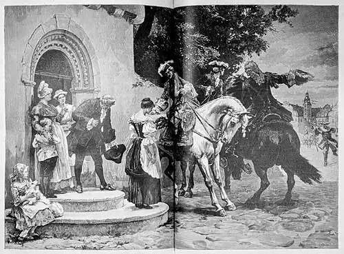 Die Gartenlaube (1889) b 672.jpg Leopold von Dessau und die Annaliese