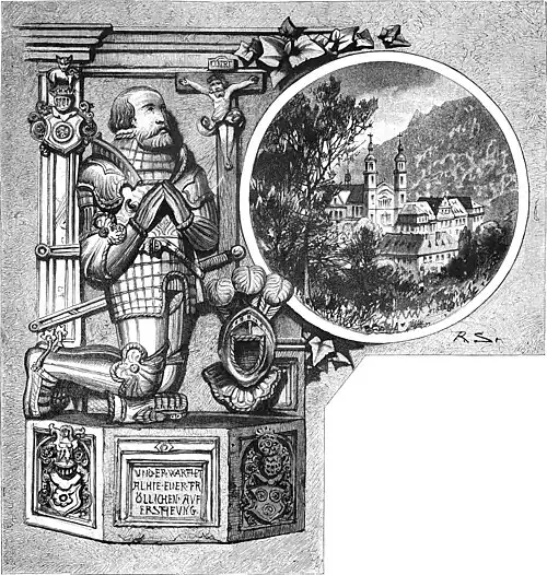 Die Gartenlaube (1889) b 866.jpg Das Kloster Schönthal und Götzens Grabmal