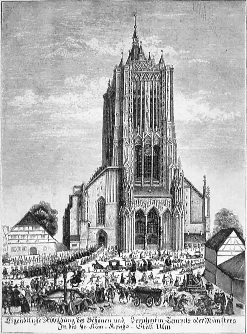Die Gartenlaube (1890) b 448.jpg Das Ulmer Münster im Jahre 1666