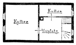 Die Gartenlaube (1890) b 578_3.jpg Grundriß des Oberstockes