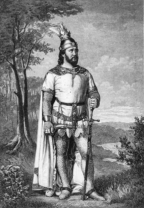 Die Gartenlaube (1890) b 769.jpg Heinrich Vogl als Lohengrin