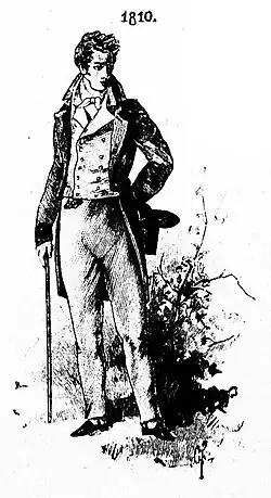 Die Gartenlaube (1892) b 204 2.jpg Neunzig Jahre Männermode: 1810