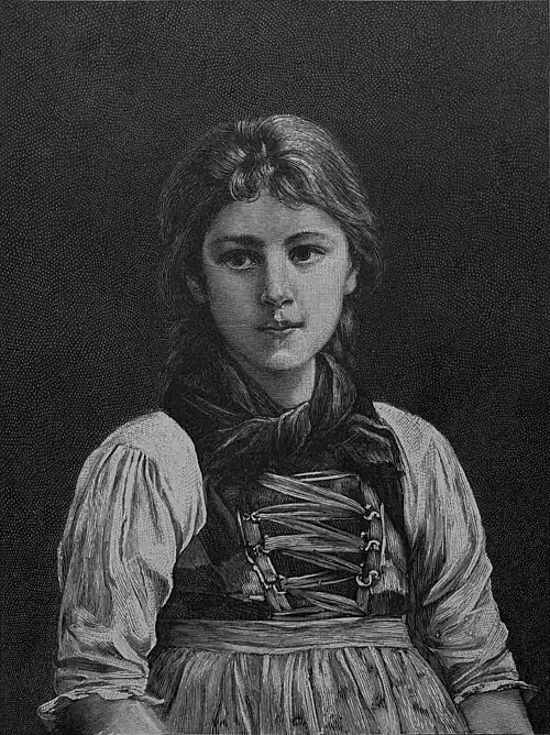 Die Gartenlaube (1893) b 001.jpg Loni Nach einem Gemälde von F. v. Defregger