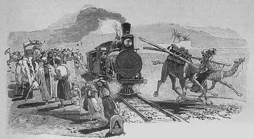 Die Gartenlaube (1893) b 379_1.jpg Die erste Lokomotive