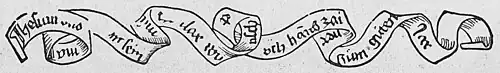Die Gartenlaube (1894) b 882_2.jpg Neujahrswunsch in einem Wandkalender für das Jahr 1483