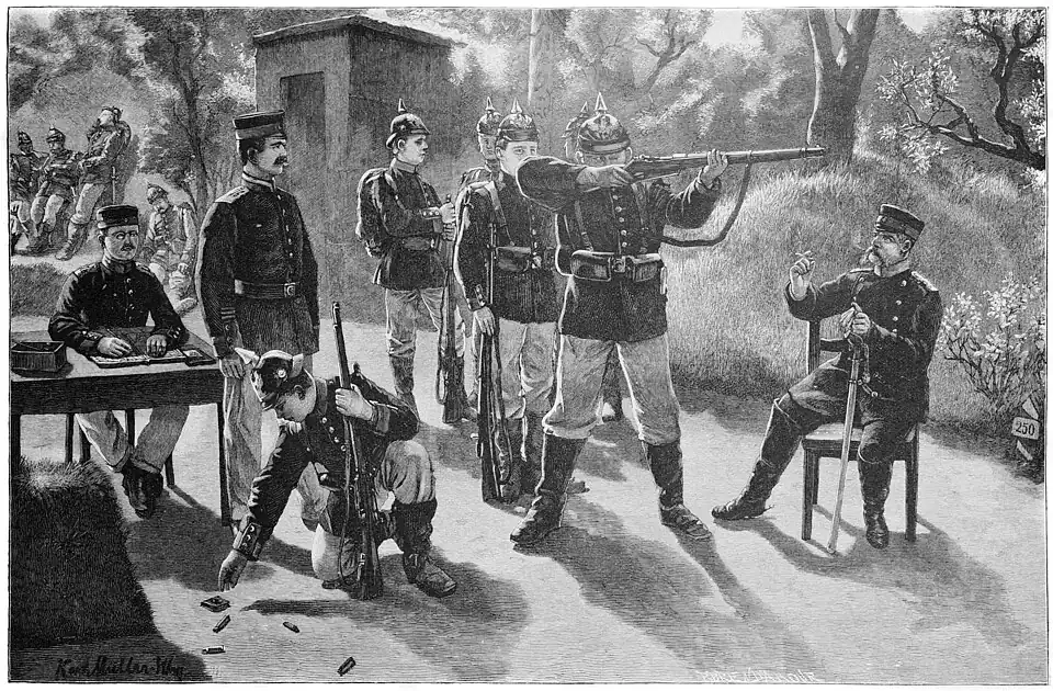 Die Gartenlaube (1895)_b_041.jpg Auf dem Schießstand (S)