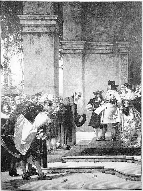 Die Gartenlaube (1895)_b_313.jpg Der große Kurfürst empfängt Abgesandte der Refugies (S)