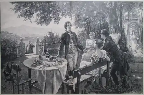 File:Die Gartenlaube (1896) b 0224.jpg (D) Der junge Goethe auf dem Mühlberg bei Frankfurt a. M. Nach dem Gemälde von Frank Kirchba