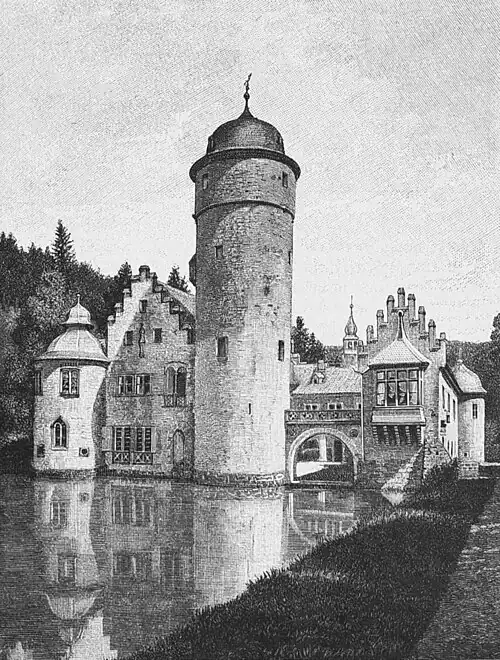 File:Die Gartenlaube (1896) b 0293.jpg Schloß Mespelbrunn im Spessart