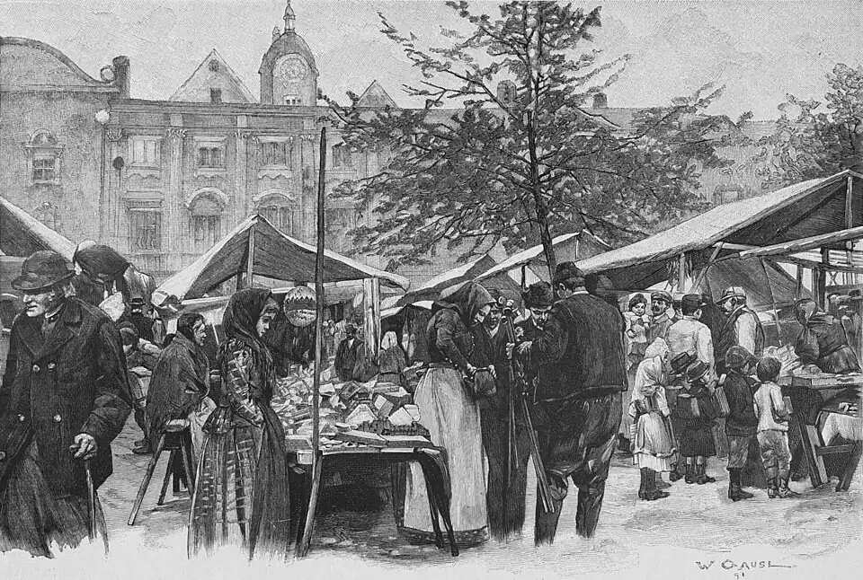 File:Die Gartenlaube (1896) b 0677.jpg Kirtagsmarkt in Niederösterreich