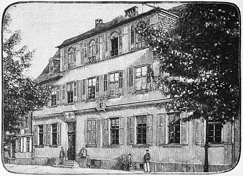 File:Die Gartenlaube (1896) b 0696_1.jpg Das Geburtshaus der Brüder Grimm in Hanau Nach einer Photographie von Thiele-Haffot in Hanau