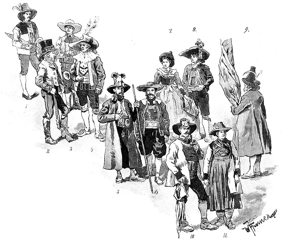 File:Die Gartenlaube (1896) b 0733_2.jpg Volkstypen vom tiroler Schützenfest W. Humer