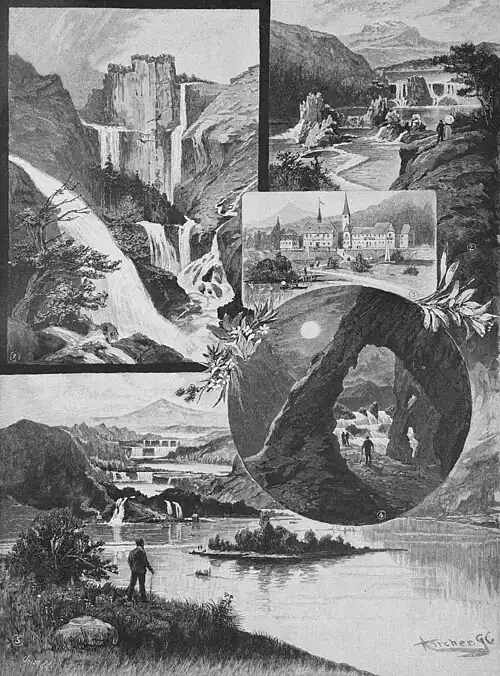 File:Die Gartenlaube (1896) b 0813.jpg Die Plitvicer Seen in Kroatien Nach der Natur gezeichnet von A. Kircher