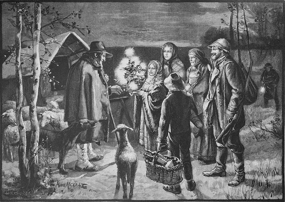 File:Die Gartenlaube (1896) b 0837.jpg Ein Weihnachten auf der Rauhen Alb Nach einer Originalzeichnung von A. Hickert