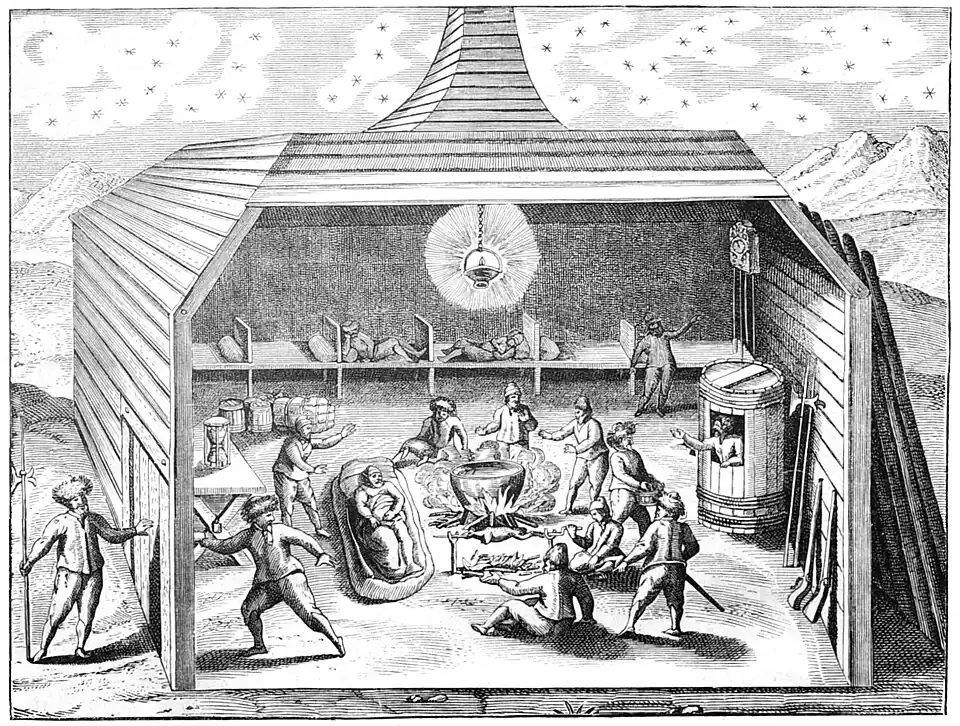 Die Gartenlaube (1897) b 084.jpg Abbildung des Hauses, in welchem der Seefahrer Barents 1596-97 auf Nowaja Semlja überwinterte