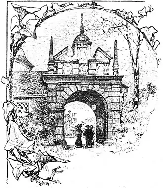 Die Gartenlaube (1897) b 495_3.jpg Schloß Velden: altes Eingangsthor vom Jahre 1603