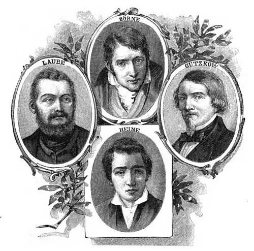 File:Die Gartenlaube (1898) b 0014_1.jpg Börne, Laube, Gutzkow, Heine
