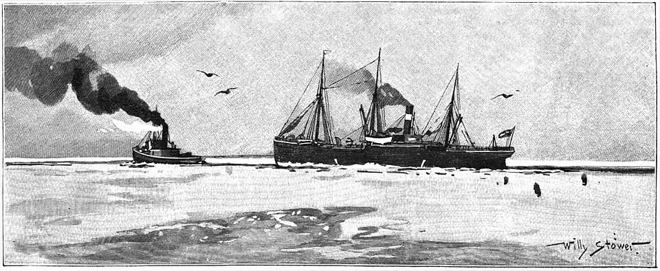 File:Die Gartenlaube (1898) b 0030_2.jpg Im Schlepptau des Eisbrechers Willy Stöwer