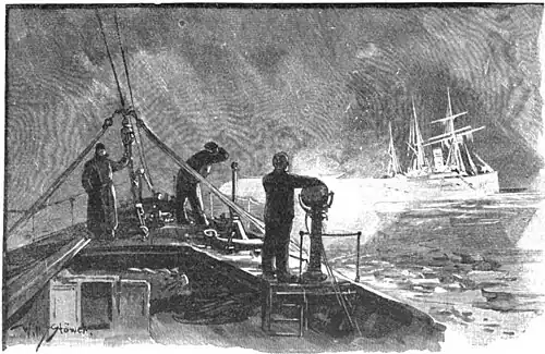 File:Die Gartenlaube (1898) b 0032_2.jpg Beleuchtung mit dem Scheinwerfer Willy Stöwer