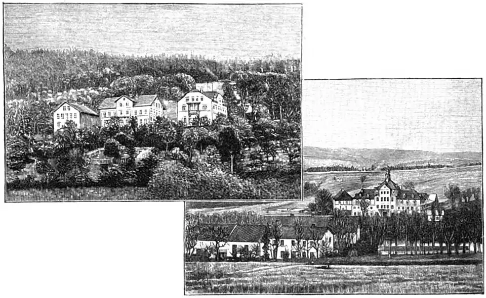 File:Die Gartenlaube (1898) b 0610.jpg Heimstätte für weibliche Genesende. Gut am Gleesberg bei Neustädtel im Sächsichen Erzgebirge. Heimstätte für weibliche Genesende. Rittergut Förstel bei Raschau im Sächsichen Erzgebirge.